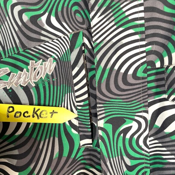 Burton Dryride Hooded Ski Snowboard Coat Youth Jacket L Ctrk - Picture 9 of 16